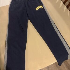 Roots Blue and Gray Joggers Comfortable Sweatpants